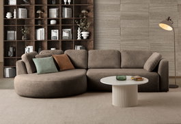 Atelier Del Sofa Venezia Left - Marrón oscuro
